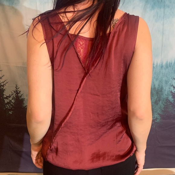 Maurices burgundy blouse - Picture 2 of 4